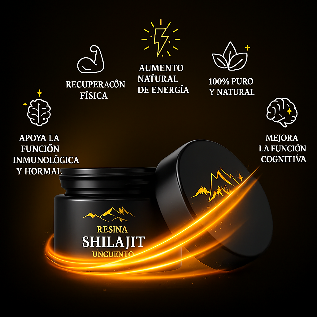 100% Shilajit puro 💎 Fuente de energía vital del Himalaya