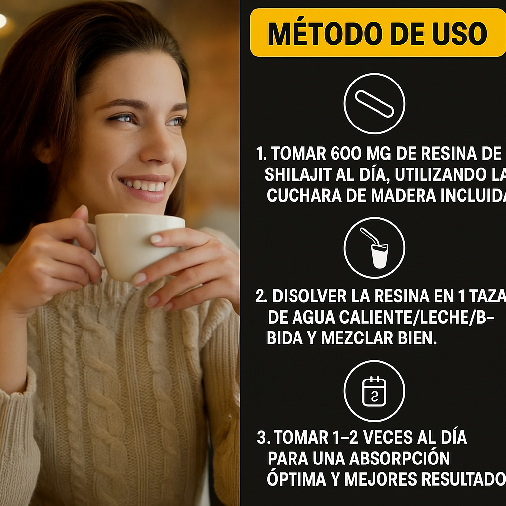 100% Shilajit puro 💎 Fuente de energía vital del Himalaya