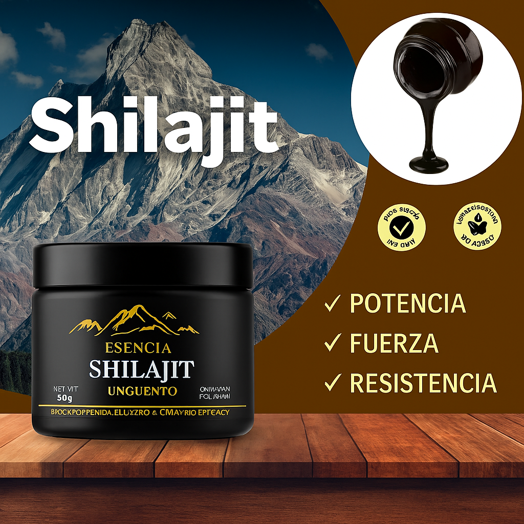 100% Shilajit puro 💎 Fuente de energía vital del Himalaya